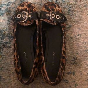 BCBGeneration Leopard Flats